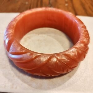 Carved Bangle Bracelet